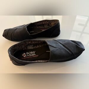 BOBS From Skechers Womens Peace & Love Black Loafers Size 9 - Worn 1x